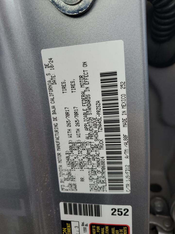 2024 Toyota Tacoma Double Cab VIN: 3TMLB5JN7RM068014 Lot: 85905845