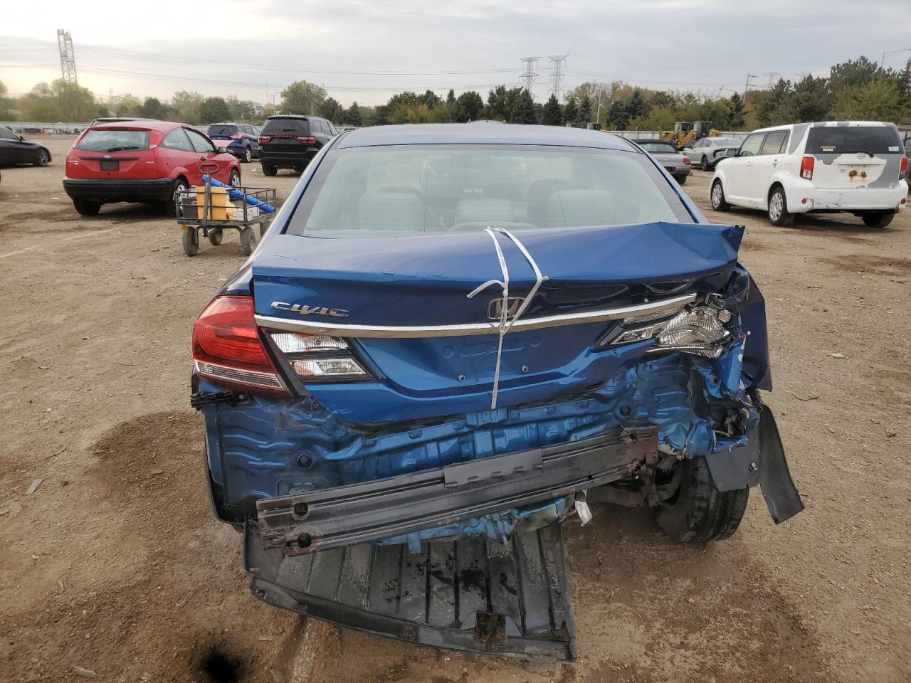 2013 Honda Civic Lx VIN: 19XFB2F5XDE056186 Lot: 86162435