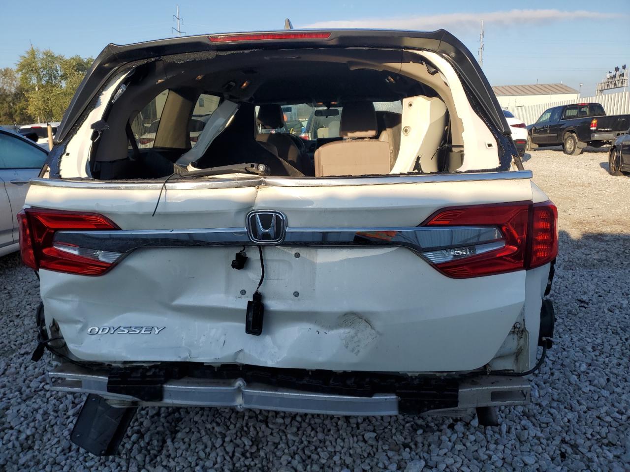 2018 Honda Odyssey Ex VIN: 5FNRL6H57JB044727 Lot: 86117065