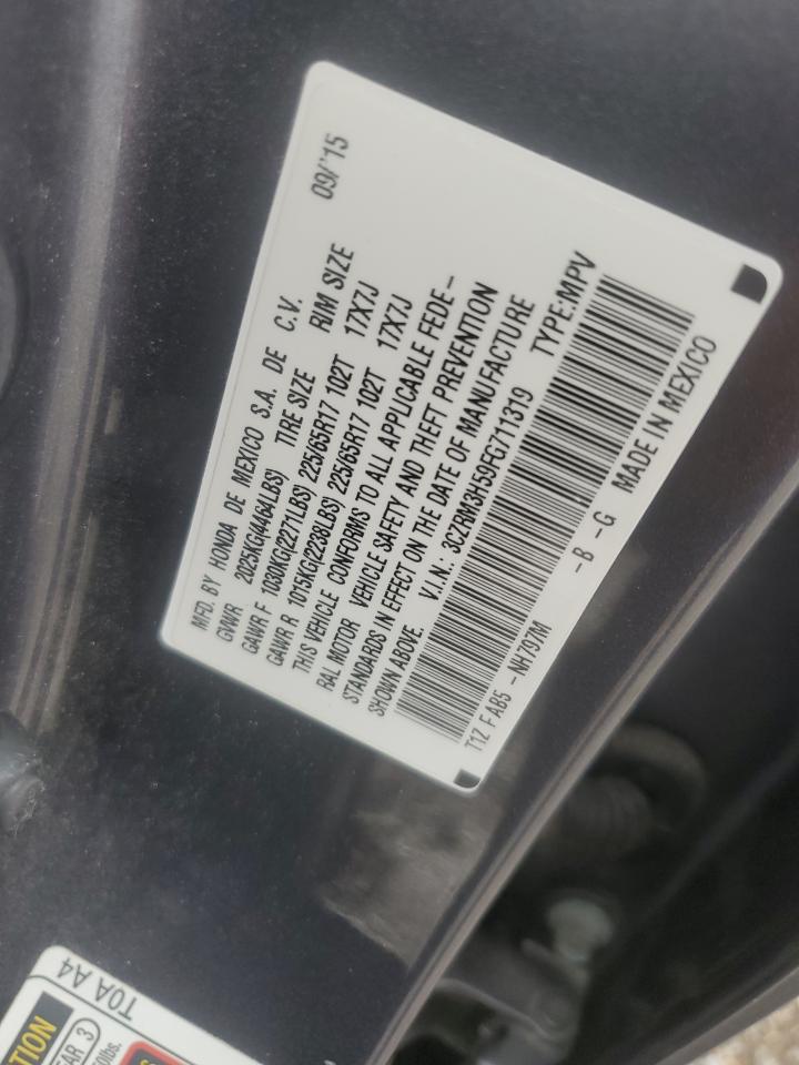 2015 Honda Cr-V Ex VIN: 3CZRM3H59FG711319 Lot: 90276845