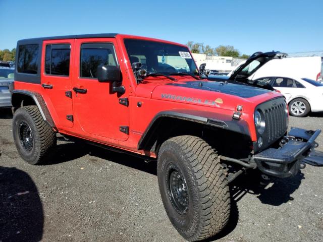 Parquets JEEP WRANGLER 2017 Czerwony