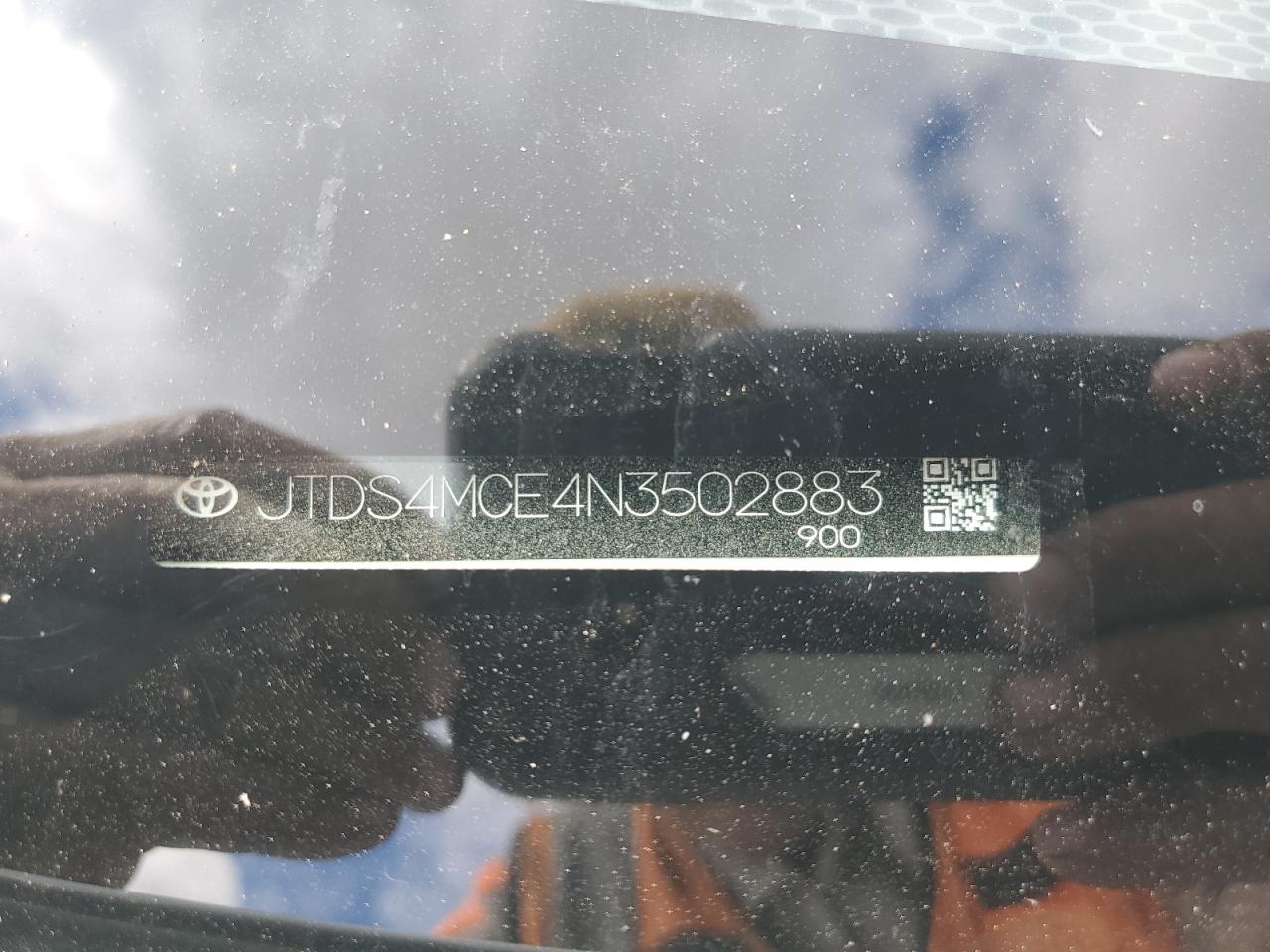 2022 Toyota Corolla Se VIN: JTDS4MCE4N3502883 Lot: 85356775