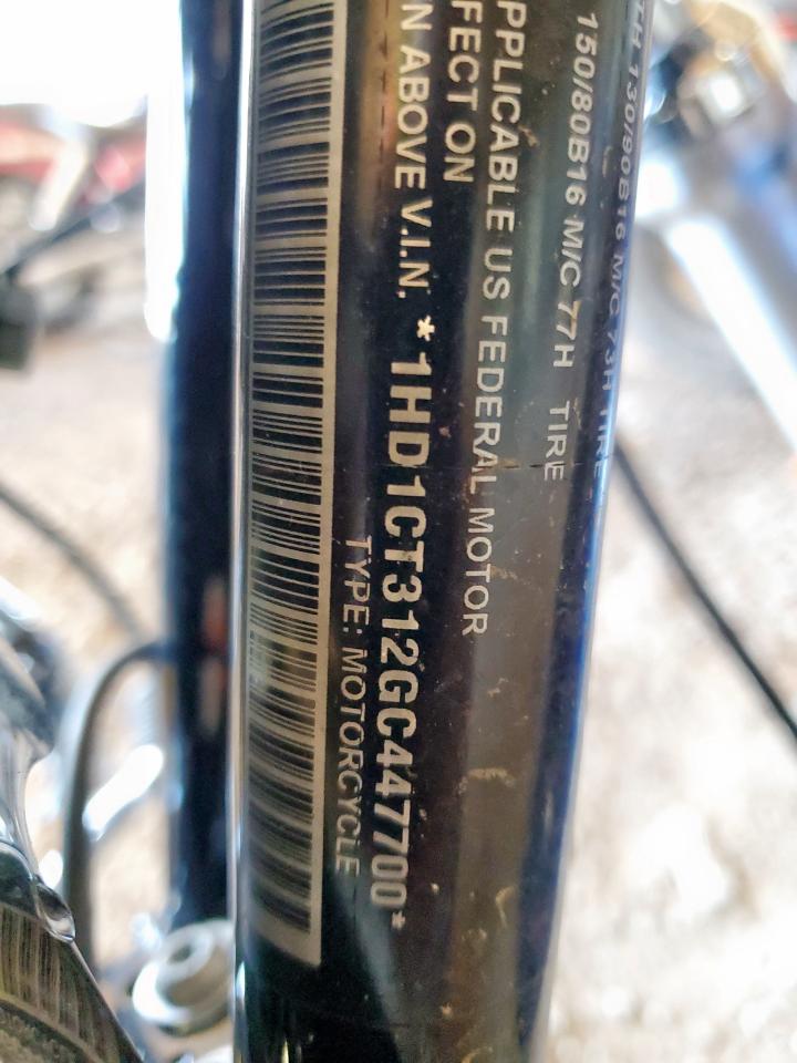 2016 Harley-Davidson Xl1200 C VIN: 1HD1CT312GC447700 Lot: 90520485