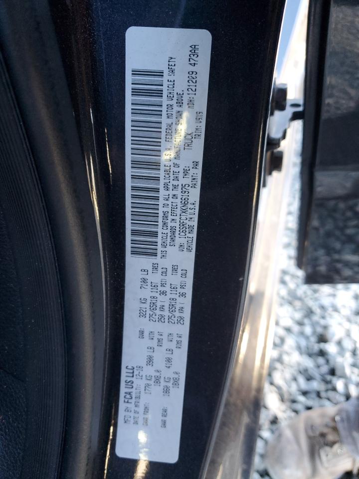 2019 Ram 1500 Tradesman VIN: 1C6SRFCTXKN661975 Lot: 86550905