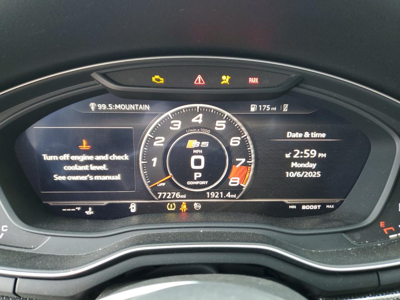 2018 Audi S5 Prestige VIN: WAUC4CF59JA063726 Lot: 84048685