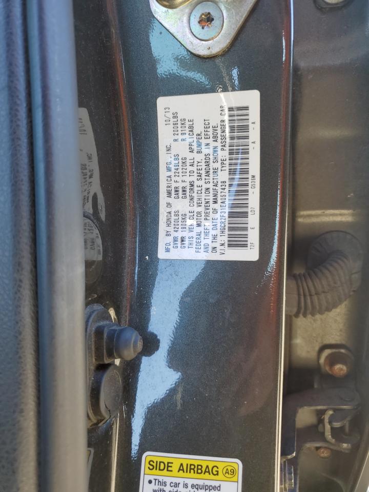 2014 Honda Accord Lx VIN: 1HGCR2F31EA057438 Lot: 84773705