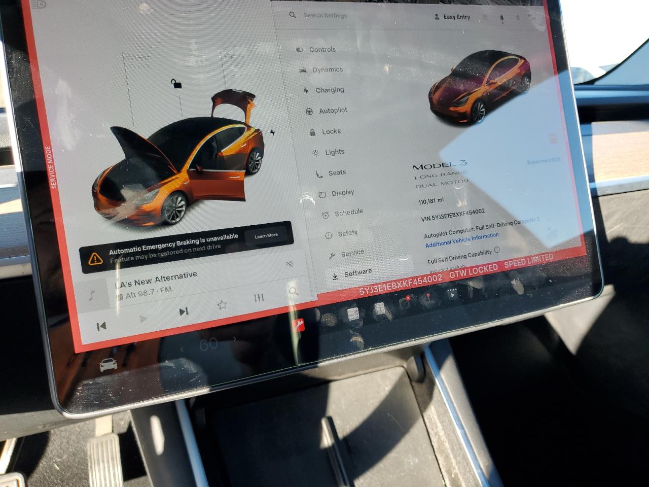 2019 Tesla Model 3 VIN: 5YJ3E1EBXKF454002 Lot: 90024825