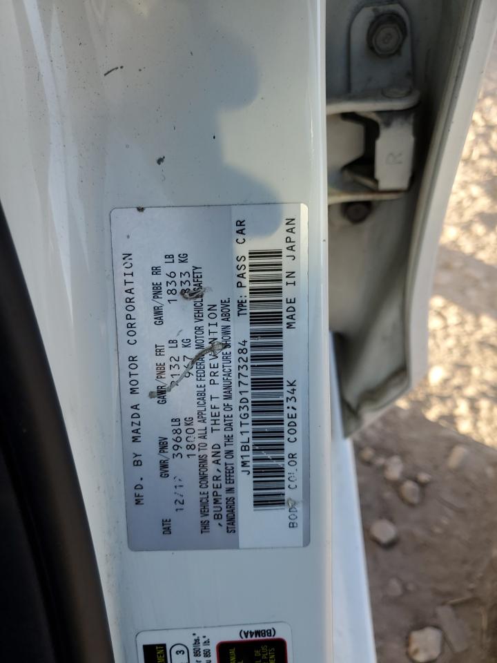 2013 Mazda 3 I VIN: JM1BL1TG3D1773284 Lot: 82000815
