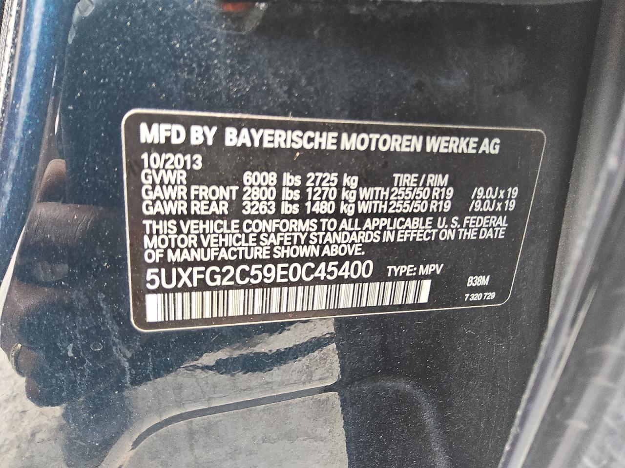 Фото: 5UXFG2C59E0C45400