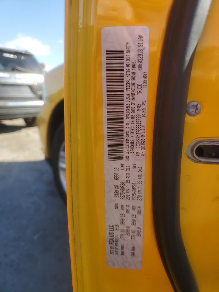 2016 Ram 1500 Sport VIN: 1C6RR7MT7GS315720 Lot: 89890035