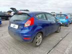 2014 FORD FIESTA 1.25 82 ZETEC 3DR for sale at Copart CHESTER