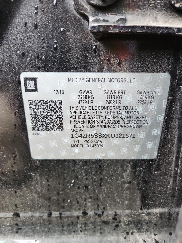 2019 Buick Lacrosse Essence VIN: 1G4ZR5SSXKU121571 Lot: 80665145