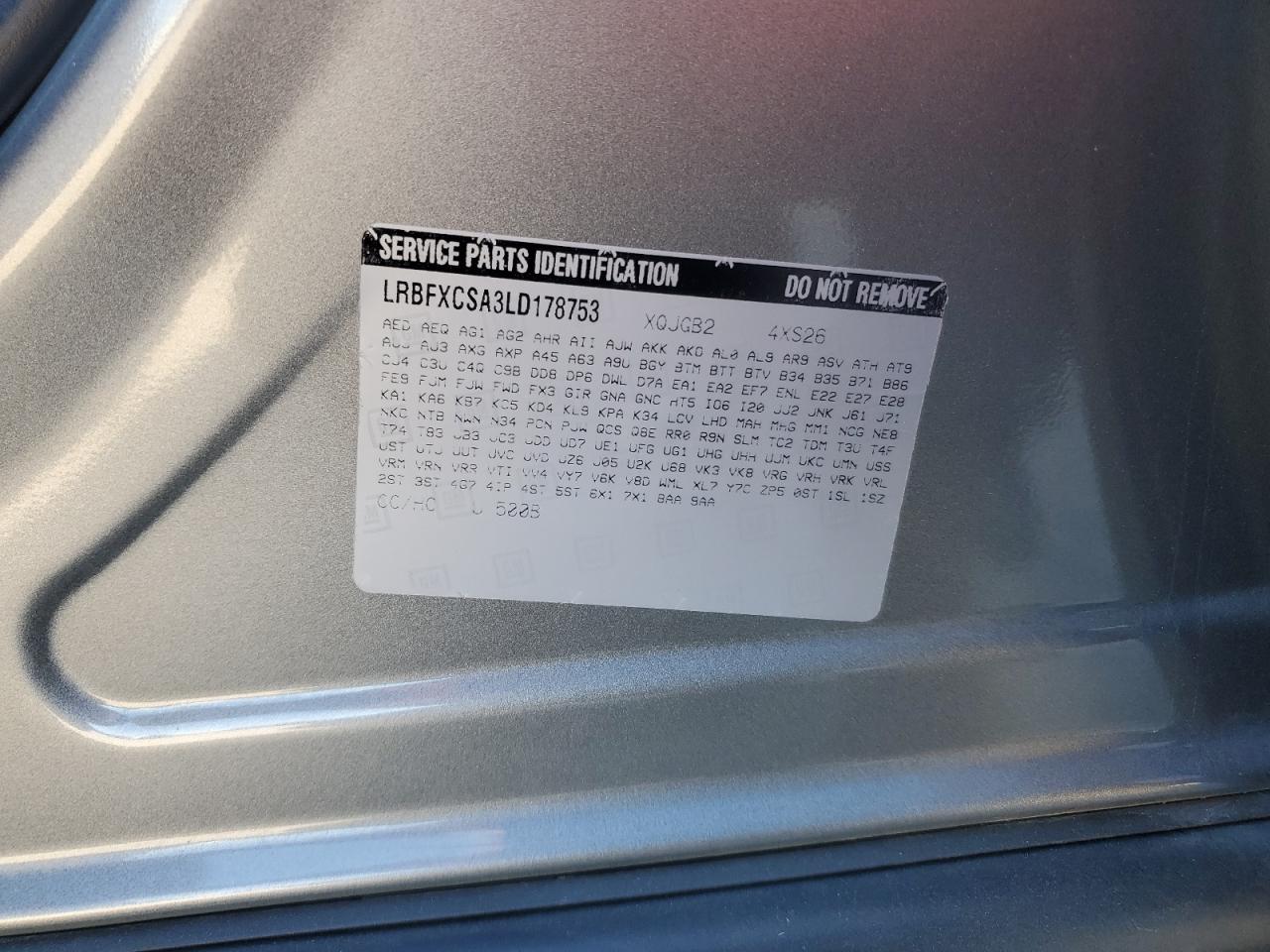 2020 Buick Envision Essence VIN: LRBFXCSA3LD178753 Lot: 90813365