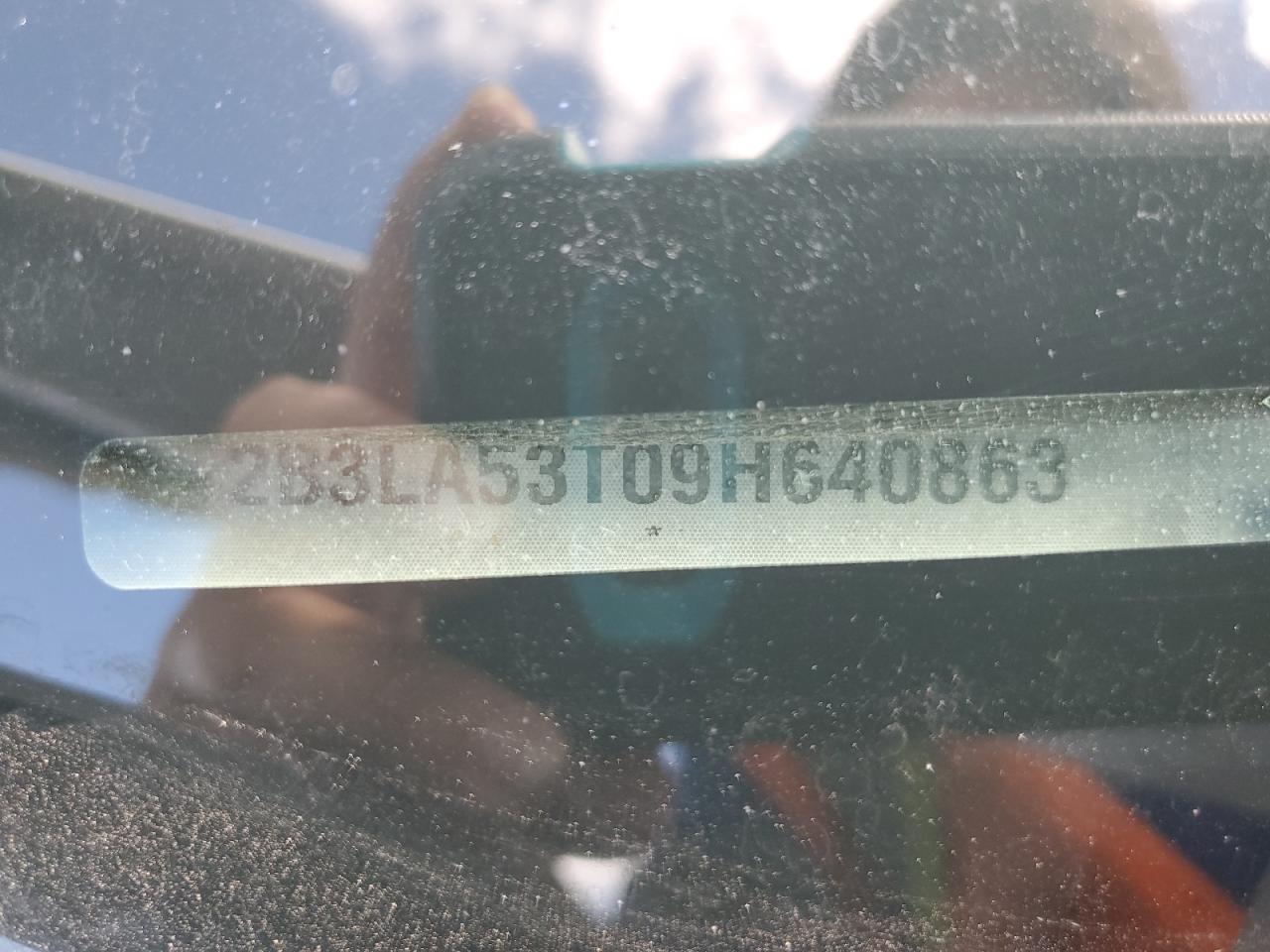 2009 Dodge Charger R/T VIN: 2B3LA53T09H640863 Lot: 91092375