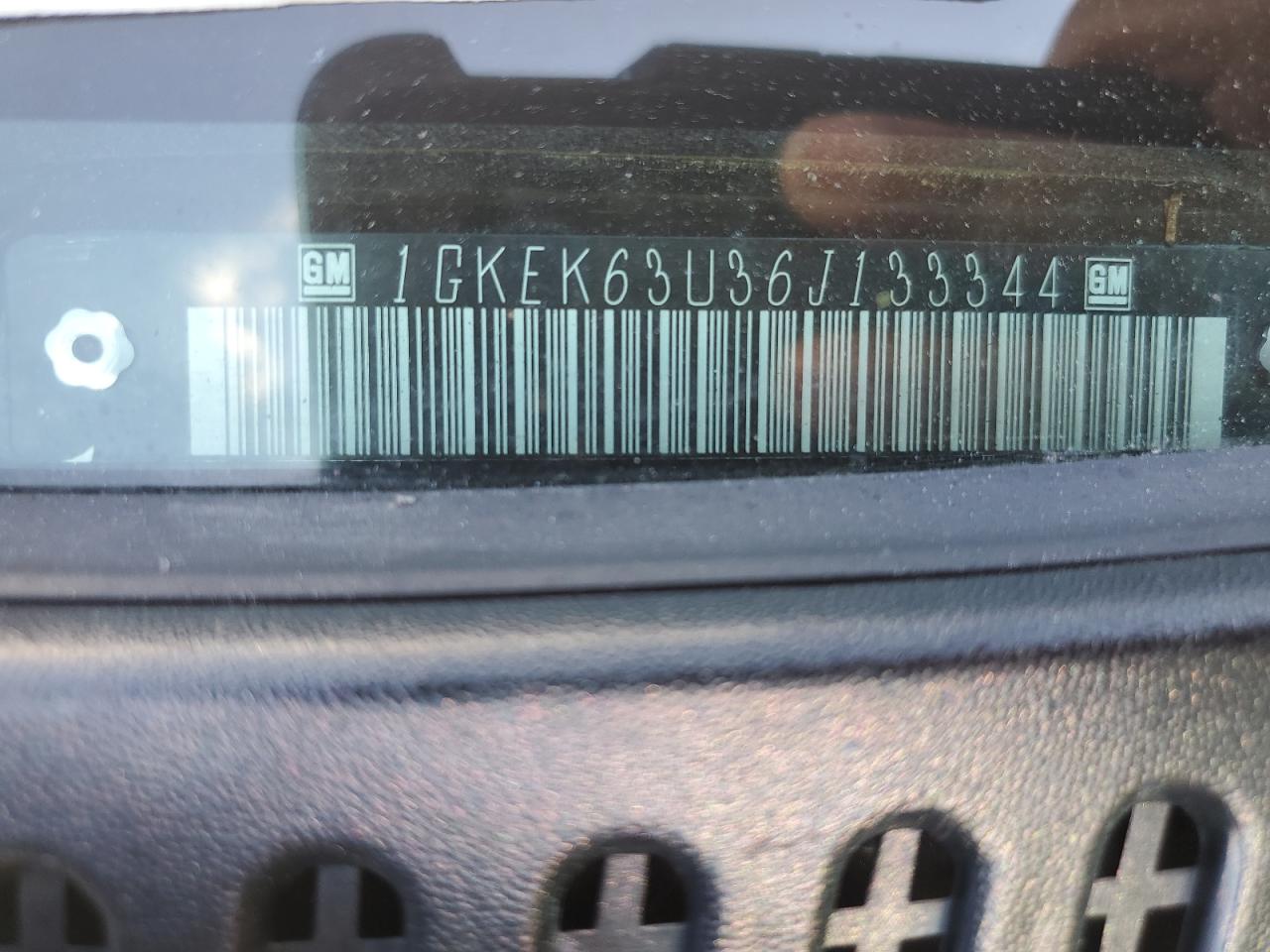 2006 GMC Yukon Denali VIN: 1GKEK63U36J133344 Lot: 90540205