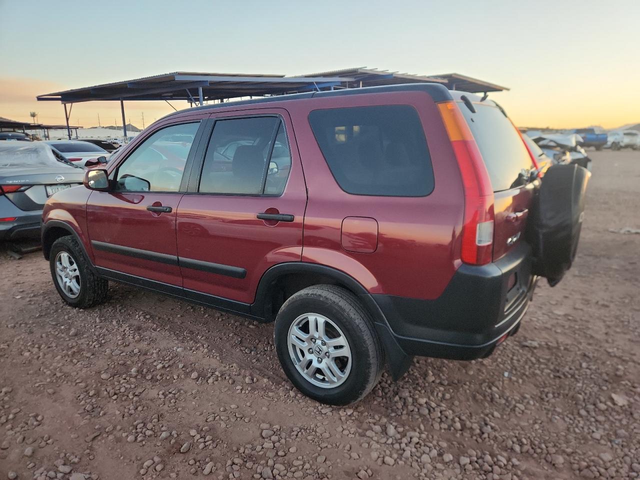 2004 Honda Cr-V Ex red null gas JHLRD78894C037098 photo #3