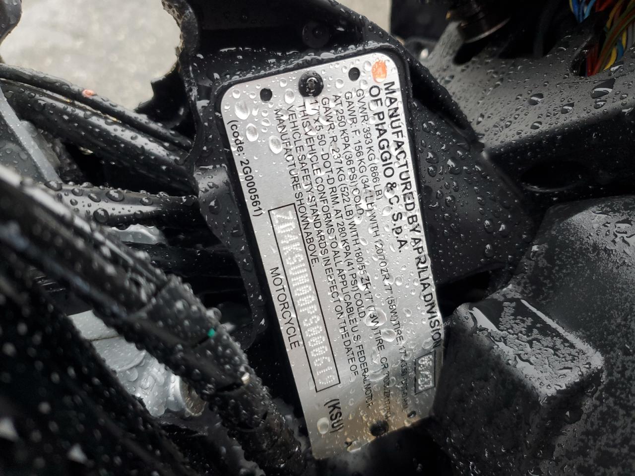 2023 Aprilia Tuono 660 Factory VIN: ZD4KSUM00PS000619 Lot: 90911135