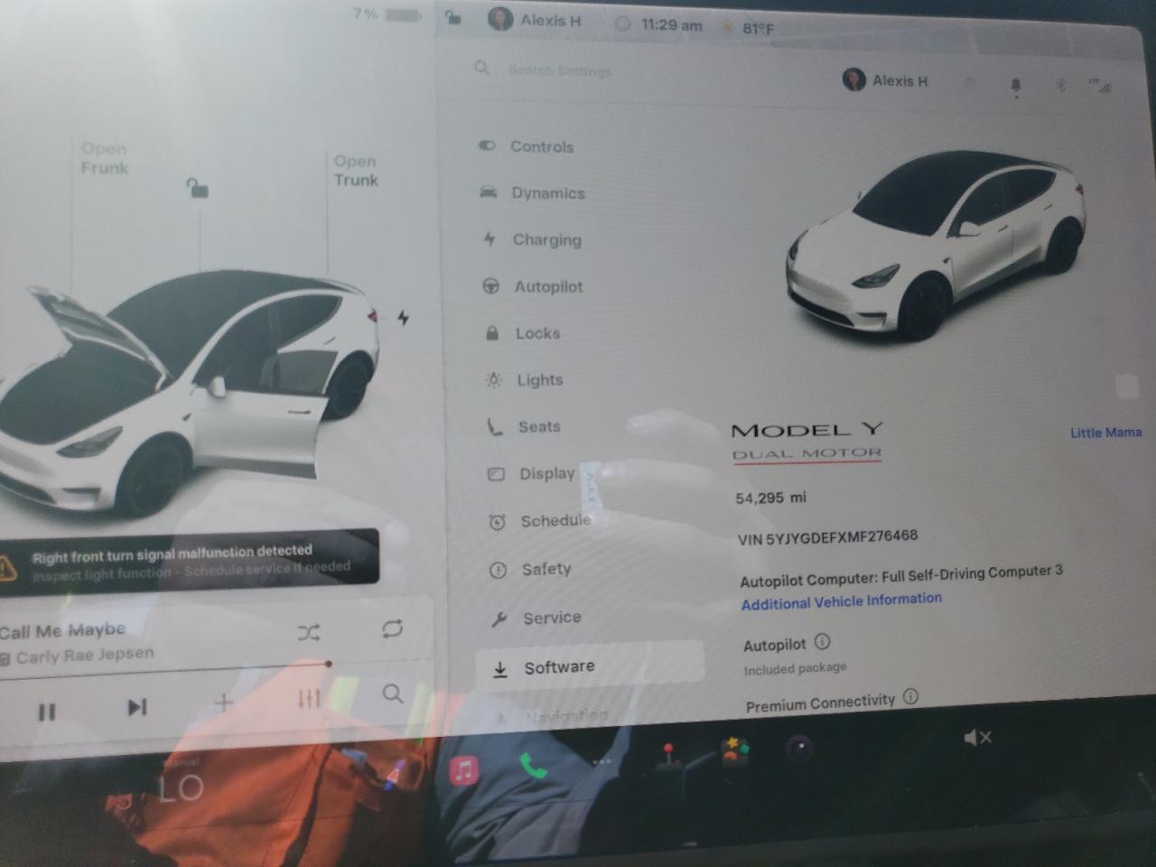 2021 Tesla Model Y VIN: 5YJYGDEFXMF276468 Lot: 84986065
