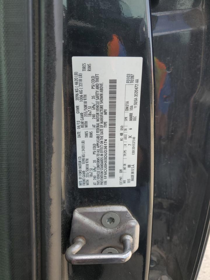 2013 Ford Escape Sel VIN: 1FMCU0HX5DUD36174 Lot: 86215705