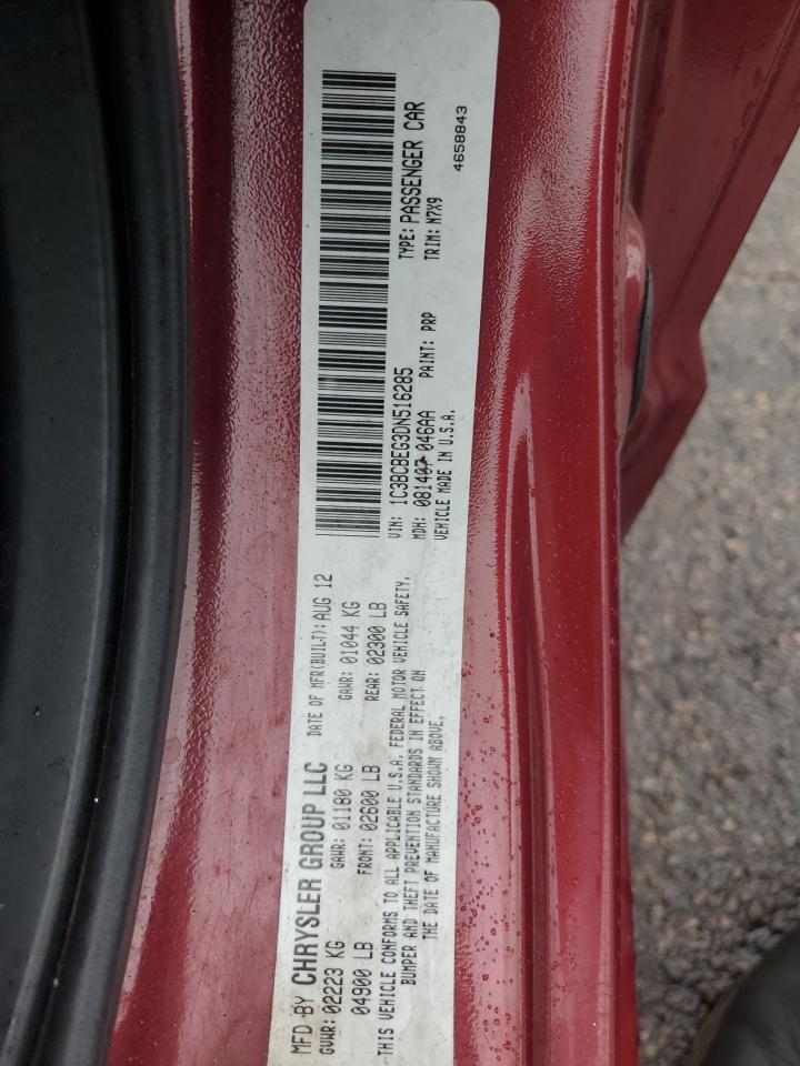 2013 Chrysler 200 Touring VIN: 1C3BCBEG3DN516285 Lot: 85644935