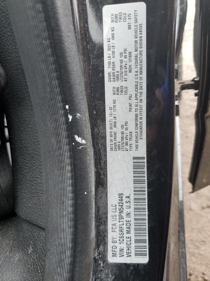 2023 Ram 1500 Rebel VIN: 1C6SRFLT9PN542449 Lot: 84629705