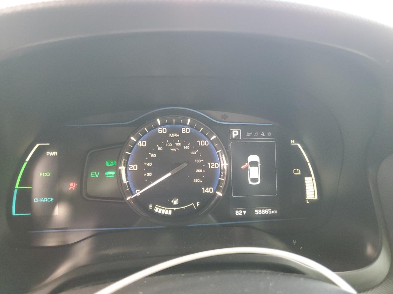 2017 Hyundai Ioniq Blue VIN: KMHC65LC6HU057334 Lot: 86249865