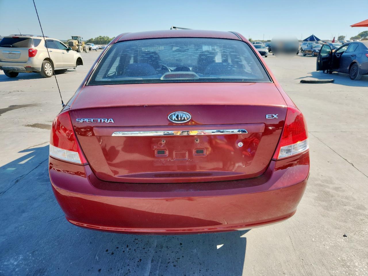 2008 Kia Spectra Ex VIN: KNAFE121085555498 Lot: 86230945
