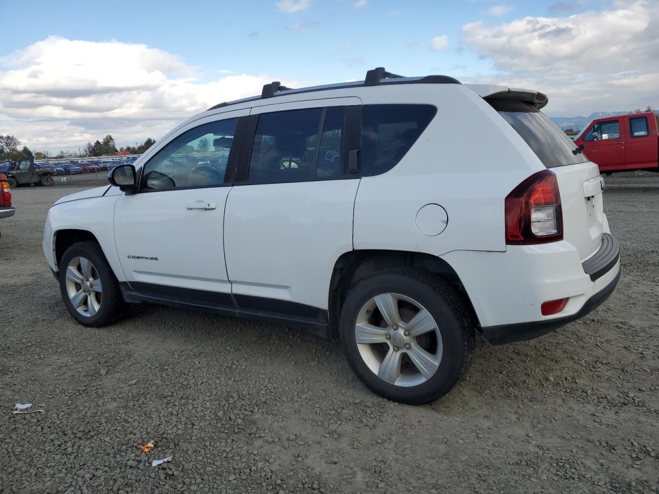 2017 Jeep Compass Sport white null gas 1C4NJCBA6HD124319 photo #3