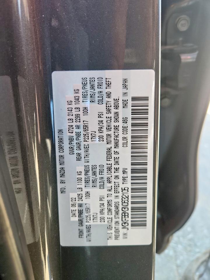 2022 Mazda Cx-5 Select VIN: JM3KFBBM3N0632105 Lot: 85116025