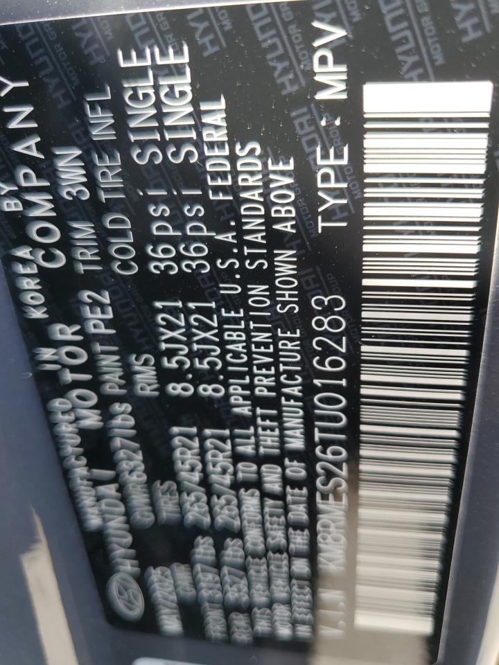 2026 Hyundai Palisade Calligraphy VIN: KM8RMES26TU016283 Lot: 84655365