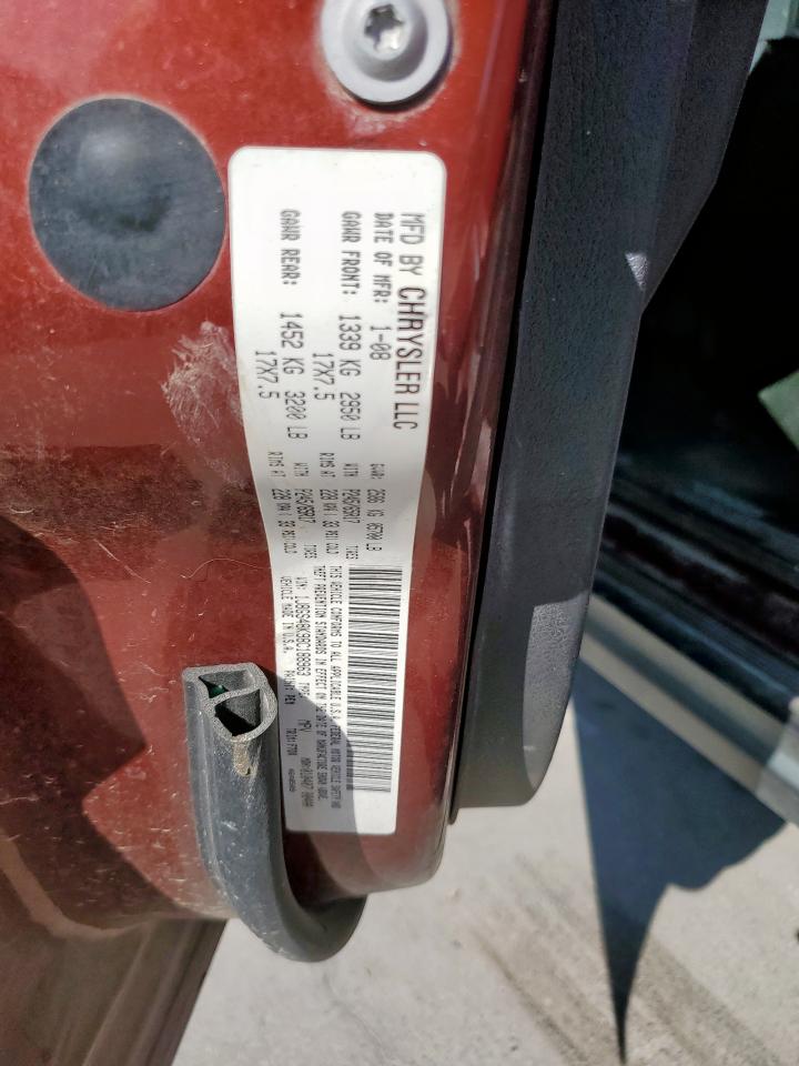 2008 Jeep Grand Cherokee Laredo VIN: 1J8GS48K98C188963 Lot: 82252505