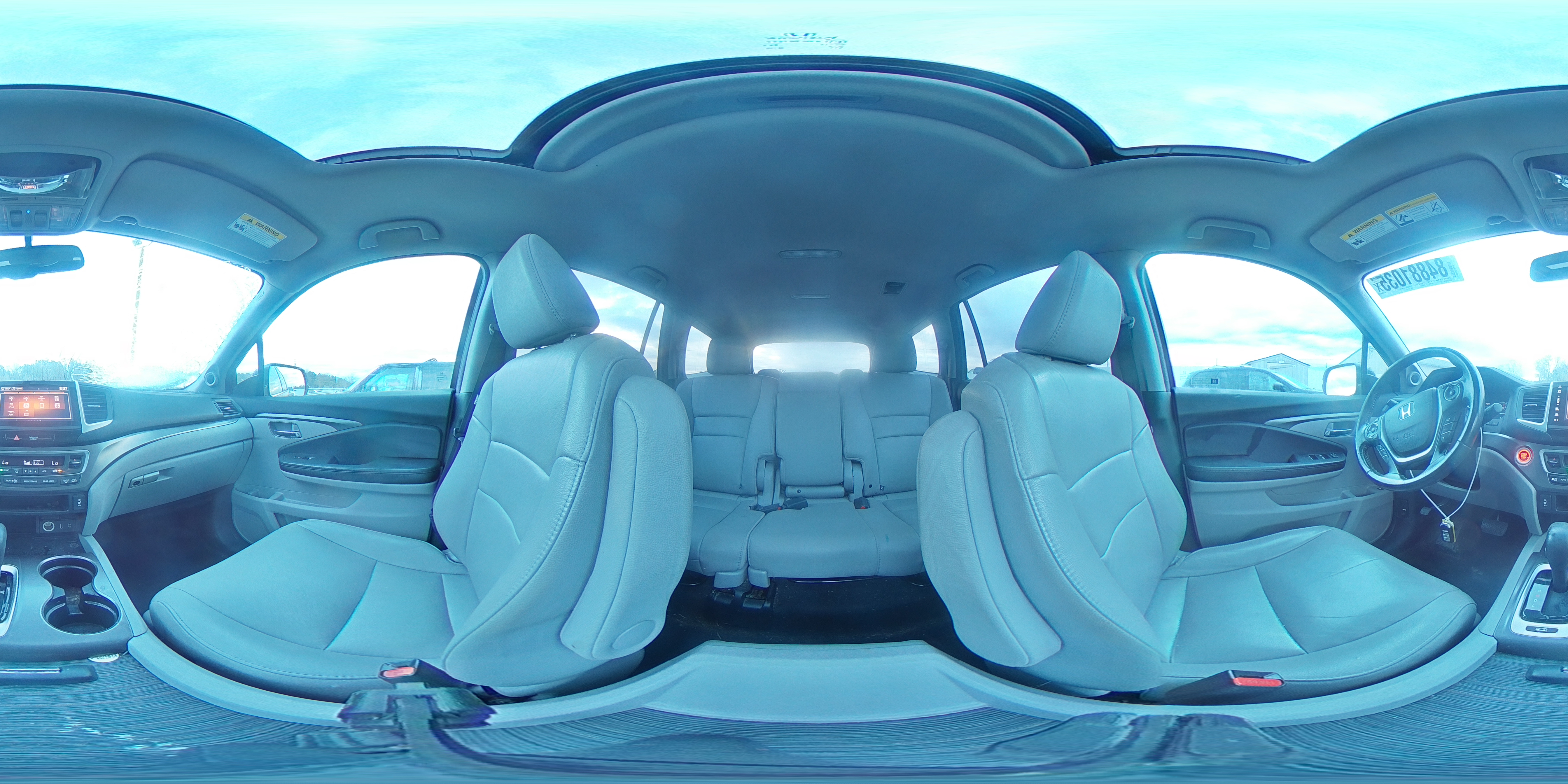 2017 Honda Pilot Exln VIN: 5FNYF6H74HB027883 Lot: 84881035