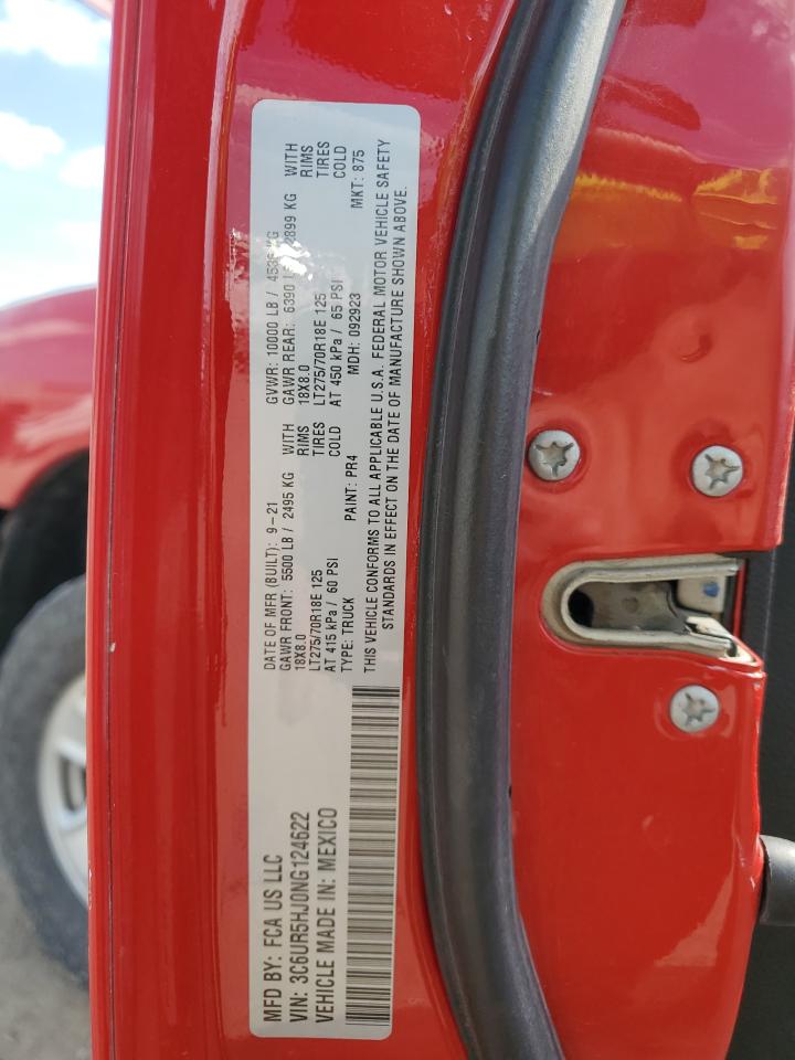 2022 Ram 2500 Tradesman VIN: 3C6UR5HJ0NG124622 Lot: 81984415