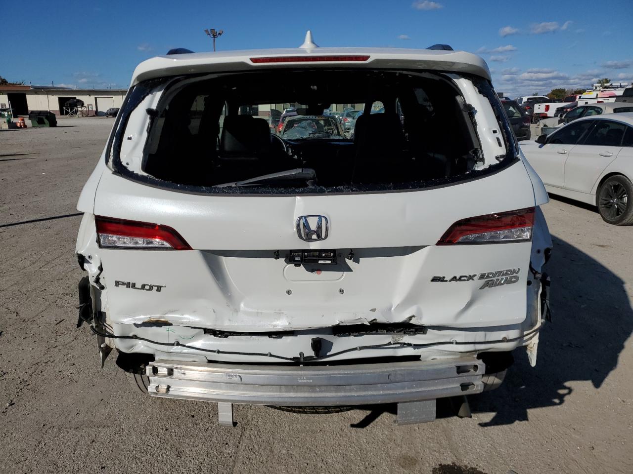 2022 Honda Pilot Black VIN: 5FNYF6H78NB003856 Lot: 87386895