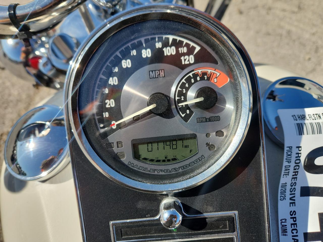 2013 Harley-Davidson Flstn Softail Deluxe VIN: 1HD1JDV17DB048274 Lot: 87419985