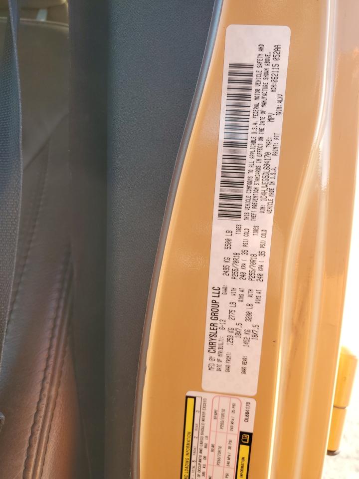 2013 Jeep Wrangler Unlimited Sahara VIN: 1C4HJWEG5DL684170 Lot: 86452805