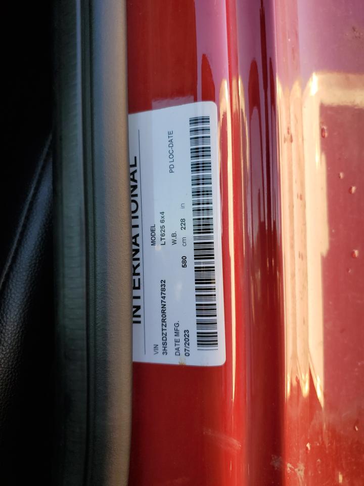 2024 International Lt625 VIN: 3HSDZTZR0RN747832 Lot: 85126255