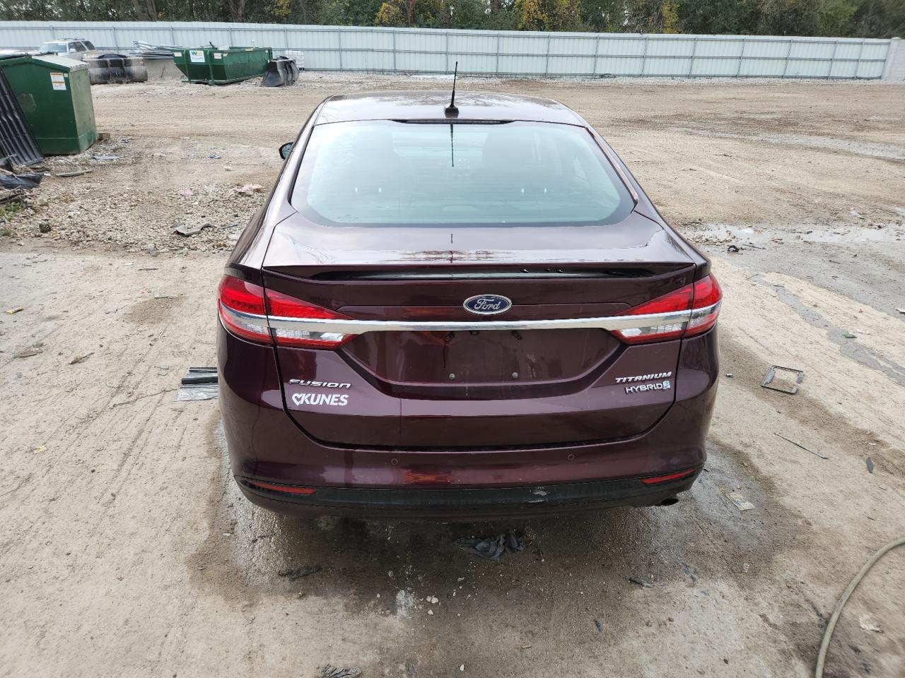 2017 Ford Fusion Titanium Hev VIN: 3FA6P0RU6HR360404 Lot: 86652135