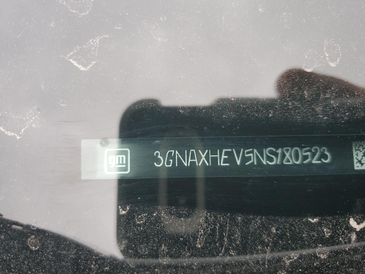 2022 Chevrolet Equinox Ls VIN: 3GNAXHEV5NS180523 Lot: 85884475