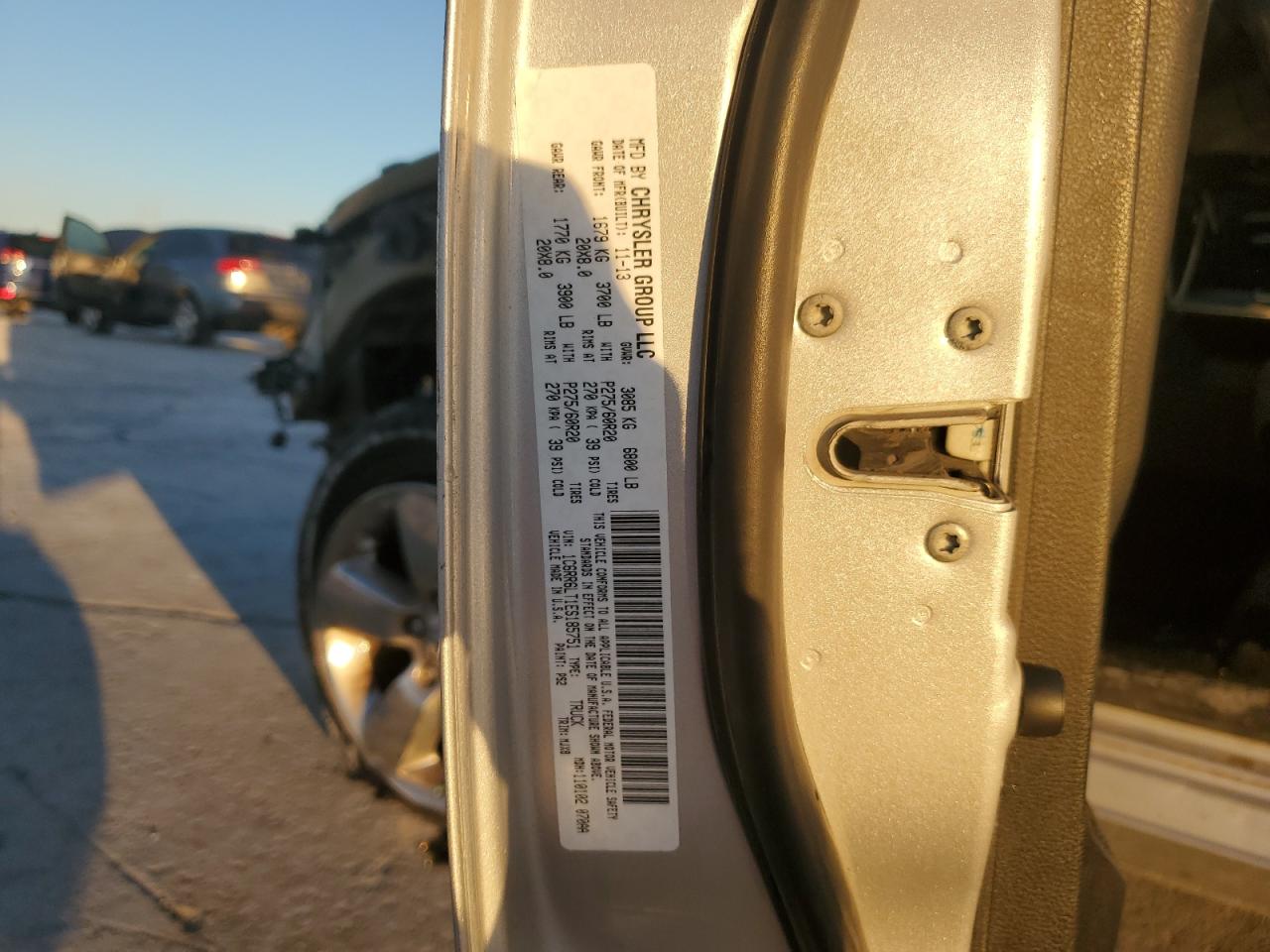 2014 Ram 1500 Slt VIN: 1C6RR6LT1ES185751 Lot: 90508365