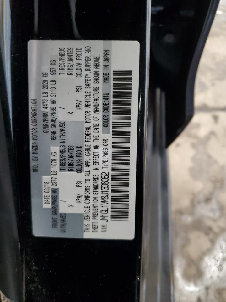 2018 Mazda 6 Touring VIN: JM1GL1VM8J1308052 Lot: 85725375