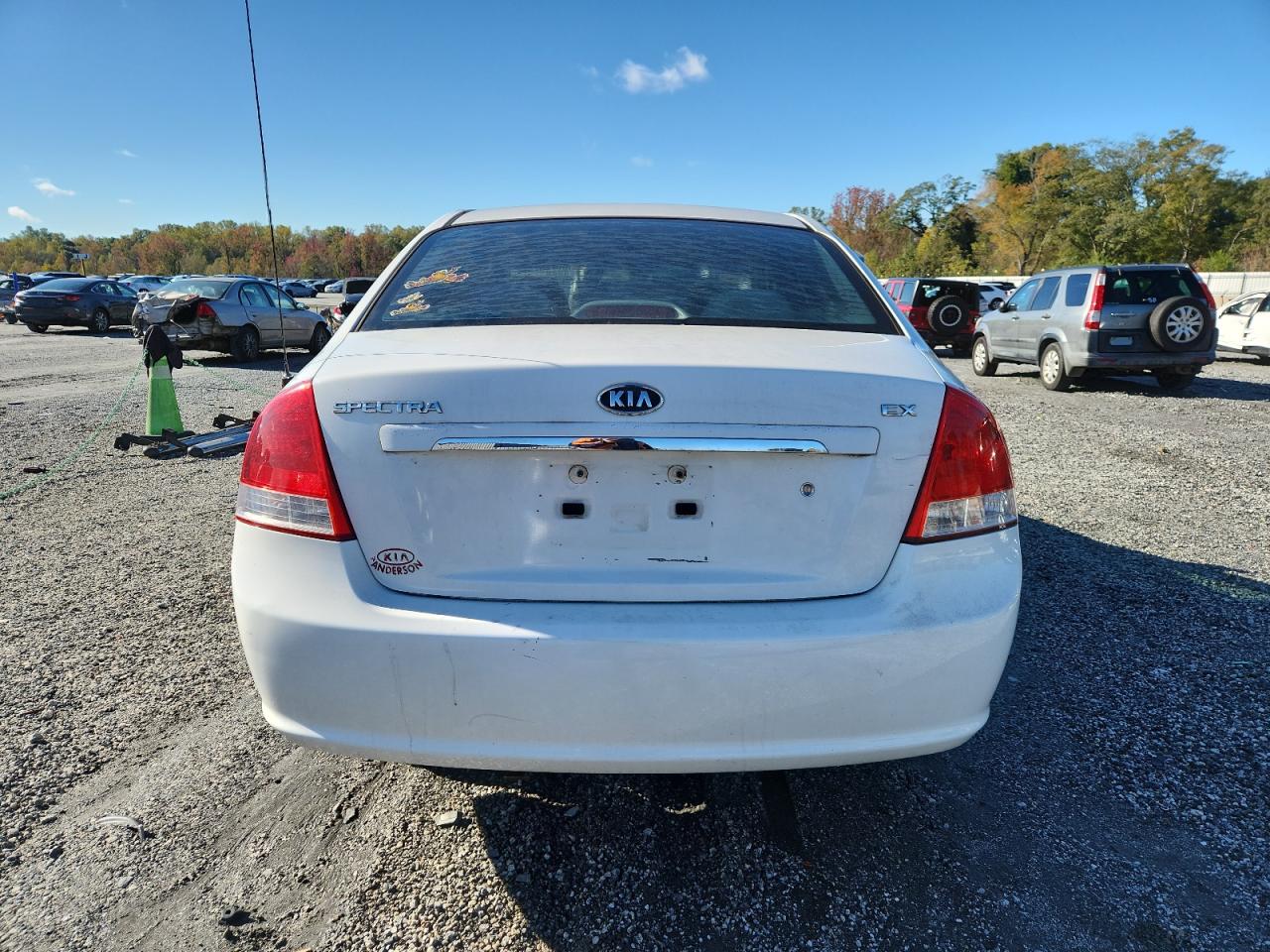 2007 Kia Spectra Ex VIN: KNAFE121475478665 Lot: 90235245