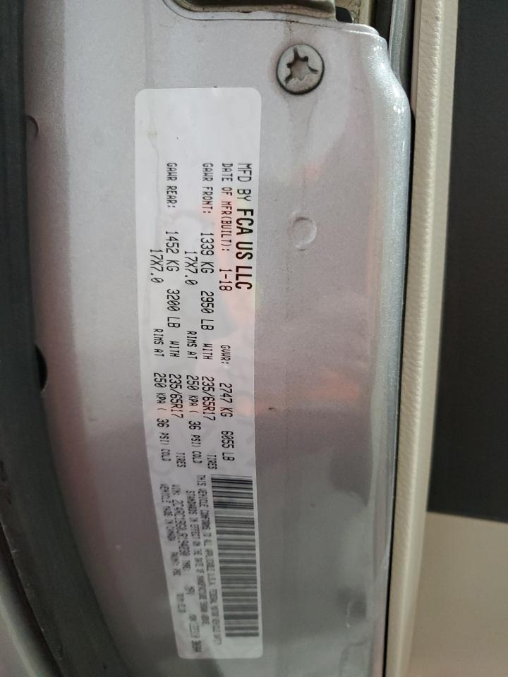 2018 Chrysler Pacifica Touring L VIN: 2C4RC1BG0JR194230 Lot: 90367155