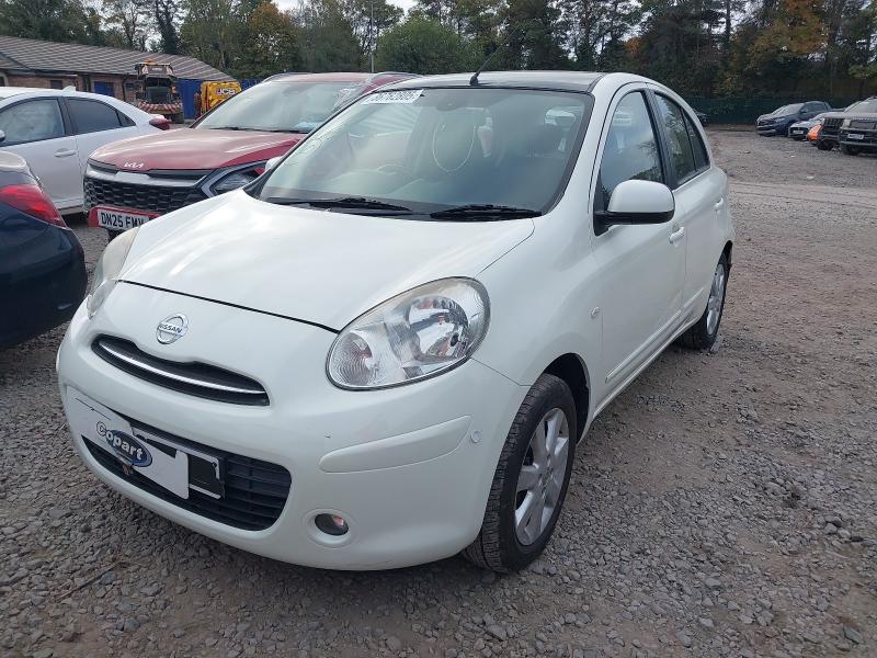 2012 NISSAN MICRA TEKNA DIG-S CVT 1.2 DIG-S TEKNA 5DR CVT for sale at Copart WOLVERHAMPTON