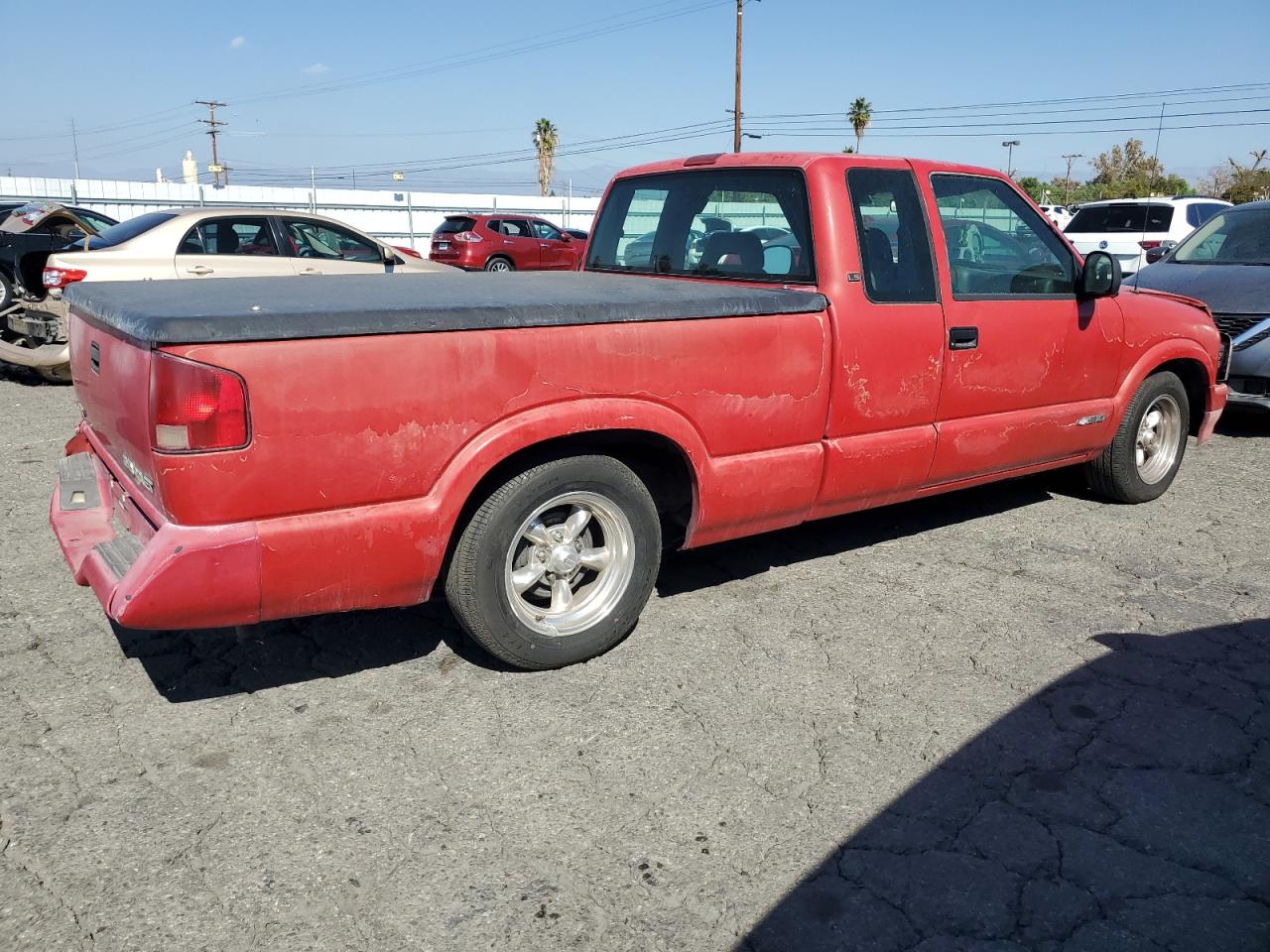 1997 Chevrolet S Truck S10 red pickup gas 1GCCS19X0V8166850 photo #4