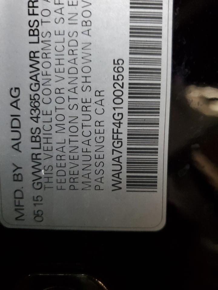 2016 Audi A3 Premium VIN: 002565 Lot: 84992885