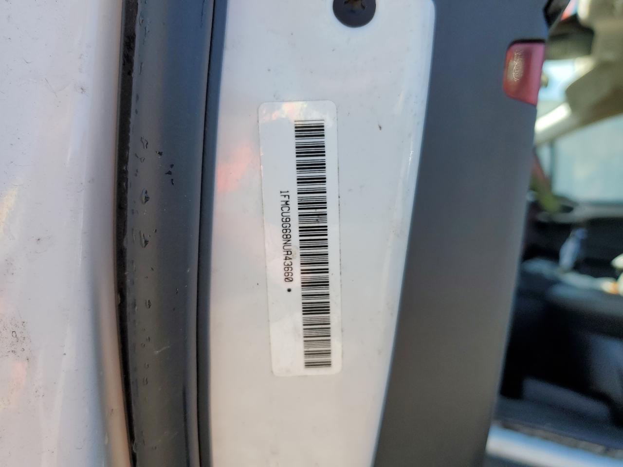 2022 Ford Escape Se VIN: 1FMCU9G68NUA43660 Lot: 84442615