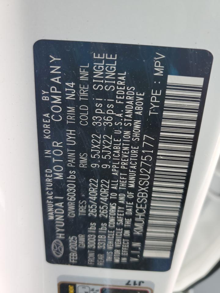 2025 Genesis Gv80 Prestige VIN: KMUHCESBXSU275177 Lot: 81939195