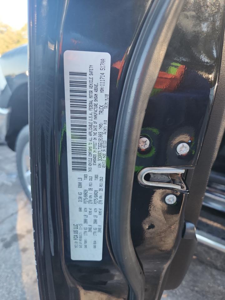 2016 Ram 1500 Slt VIN: 3C6RR7LT3GG191003 Lot: 86892985