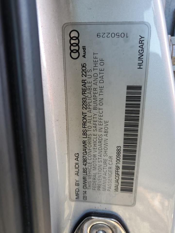 2015 Audi A3 Premium VIN: WAUACGFF6F1009883 Lot: 82640225
